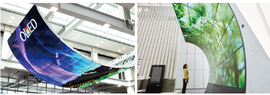 柔性OLED拼接屏和LCD液晶拼接屏、LED顯示屏有什么區別