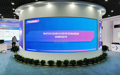 展廳led顯示屏應用，展廳led顯示屏效果圖